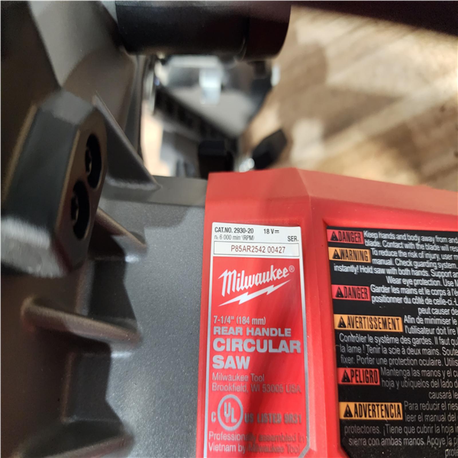Houston Location AS-IS Milwaukee FUEL Circular Saw