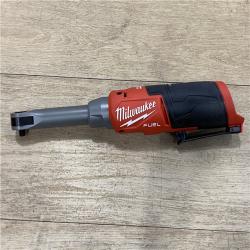 AS-IS Milwaukee 2568-20 12V M12 FUEL Lithium-Ion Brushless Cordless 1/4 Extended Reach High Speed Ratchet (Tool Only)