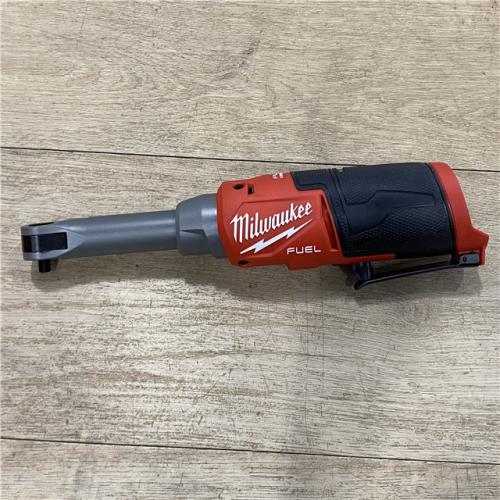 AS-IS Milwaukee 2568-20 12V M12 FUEL Lithium-Ion Brushless Cordless 1/4 Extended Reach High Speed Ratchet (Tool Only)