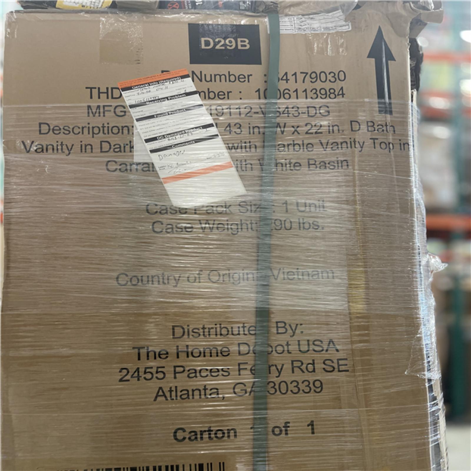 DALLAS LOCATION- AS-IS HOME IMPROVEMENT PALLET