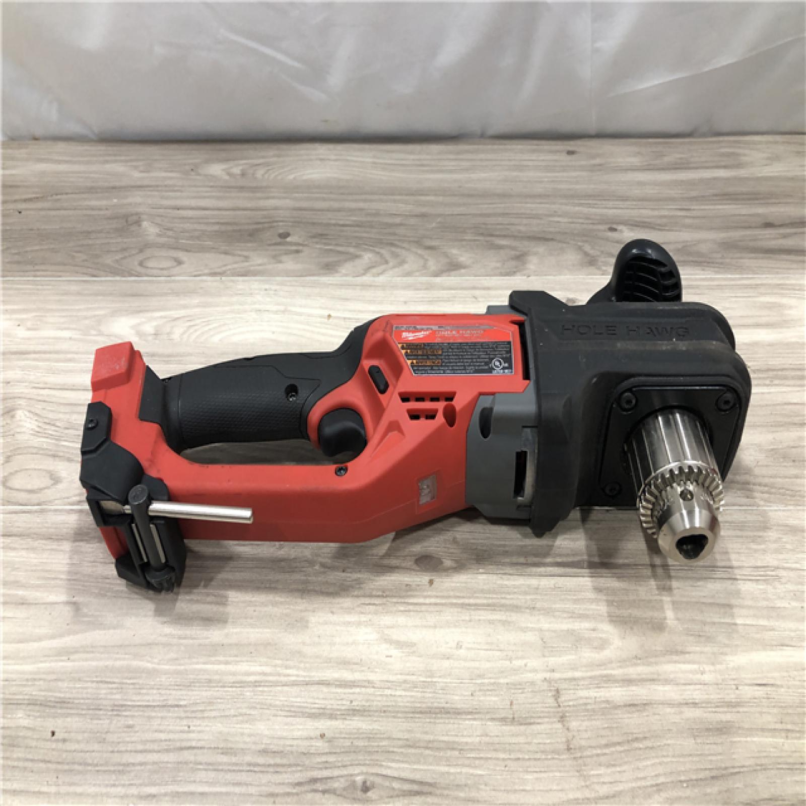 AS-IS Milwaukee M18 18V Fuel Hole Hawg 1/2 Right Angle Drill 2807-20 (Tool-Only)