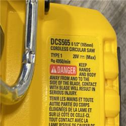 AS-IS DEWALT 20V MAX Cordless Brushless 6-1/2 in. Sidewinder Style Circular Saw (Tool Only)