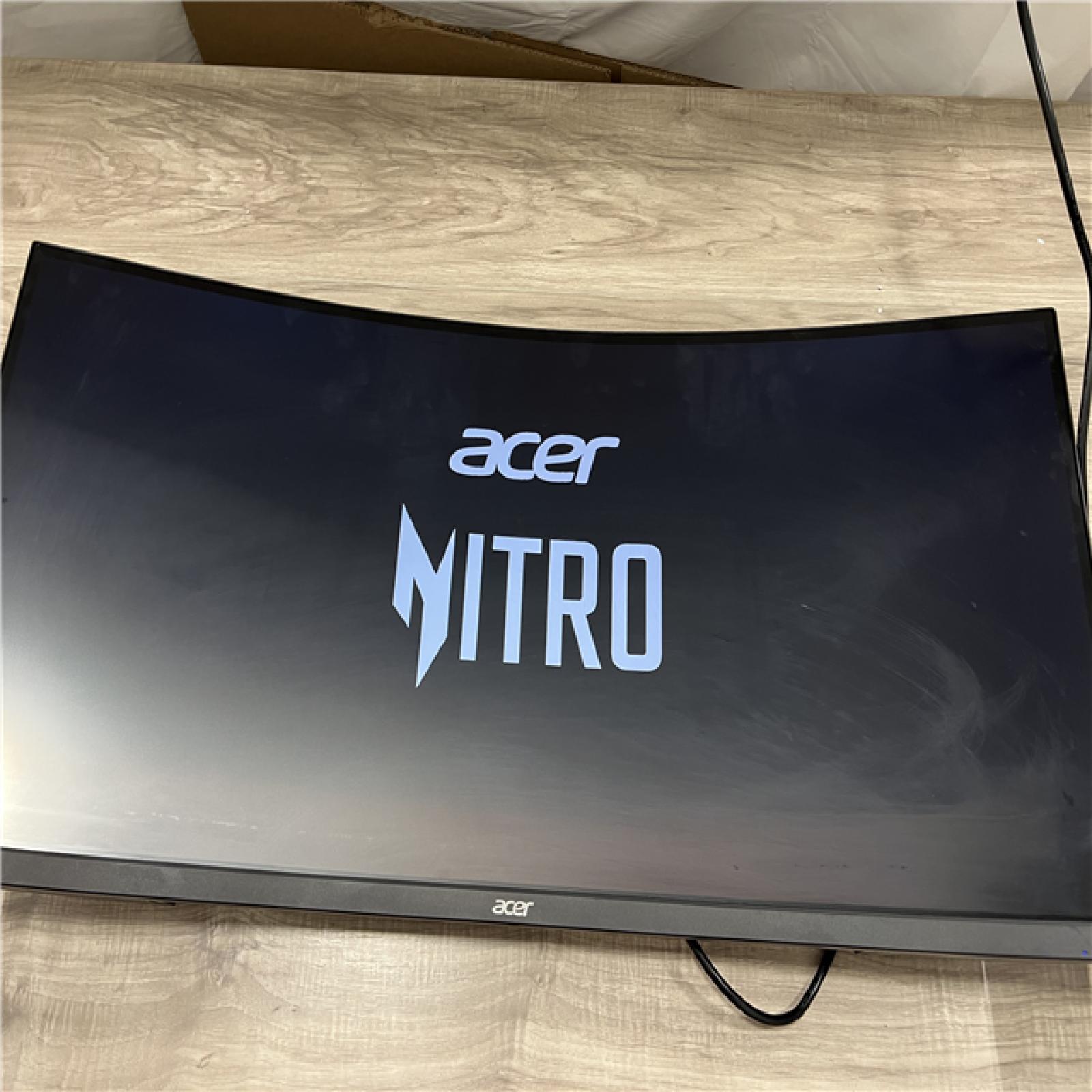 AS-IS Acer - Nitro ED340CUR Gaming 34” 1500R 21:9 Curved QHD 200Hz Gaming Monitor