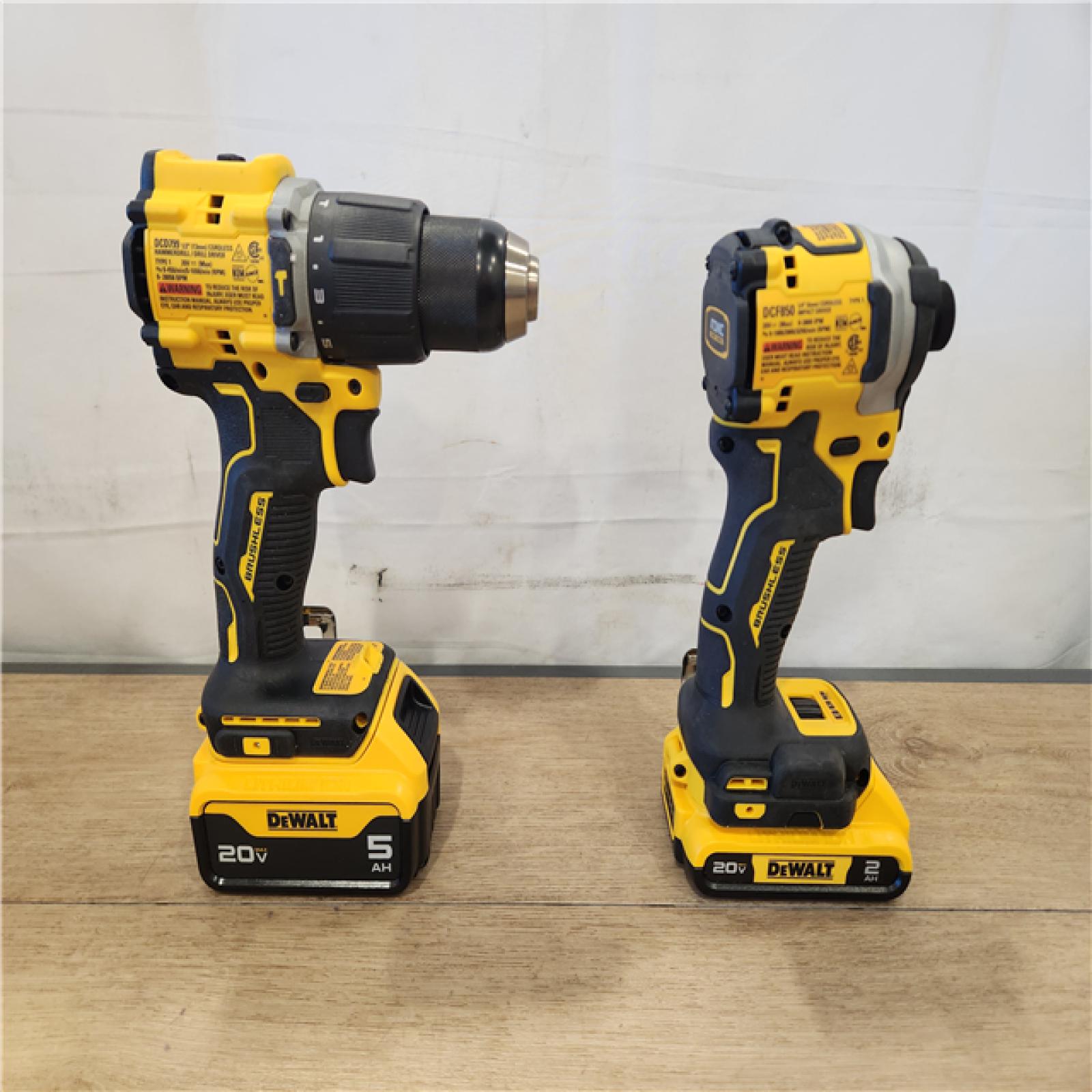 AS-IS- DeWalt 2-Tool Combo Kit W/ (2) BATTERY & CHARGER