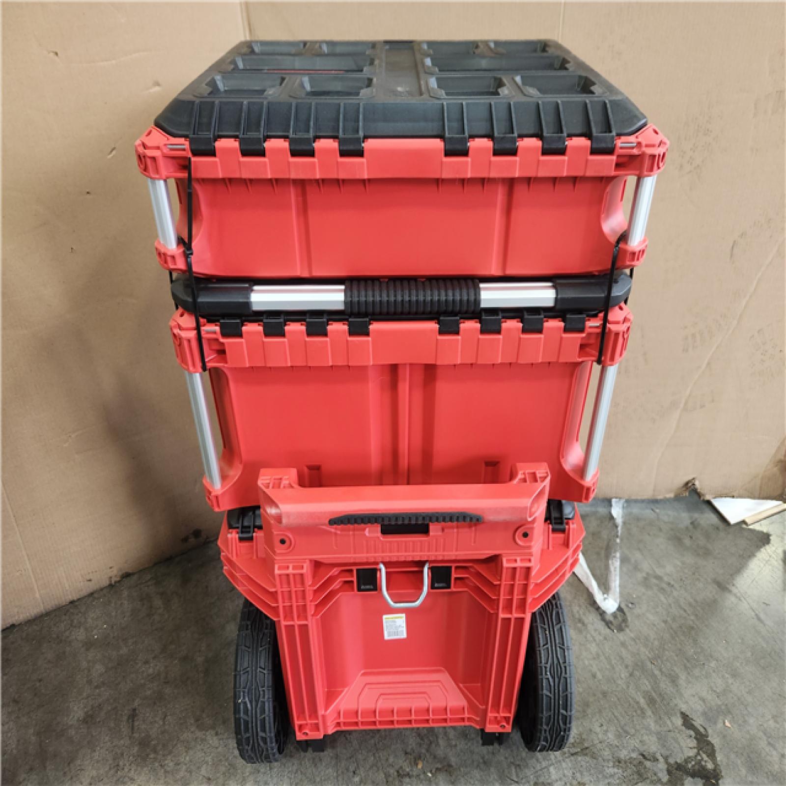Phoenix NEW Milwaukee PACKOUT 22 in. Rolling Tool Box  22 in. Large Tool Box and 22 in. Medium Tool Box ProSystem Low Profile Handle