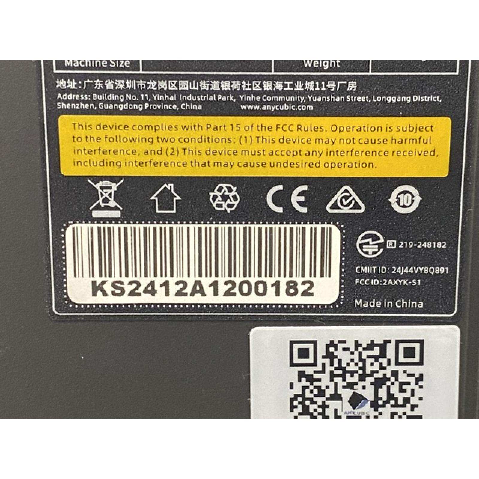 AS-IS Anycubic Kobra S1