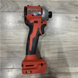 AS-IS Milwaukee 18V Lithium-Ion Compact Brushless Cordless 1/4 in. Impact Driver (Tool-Only)