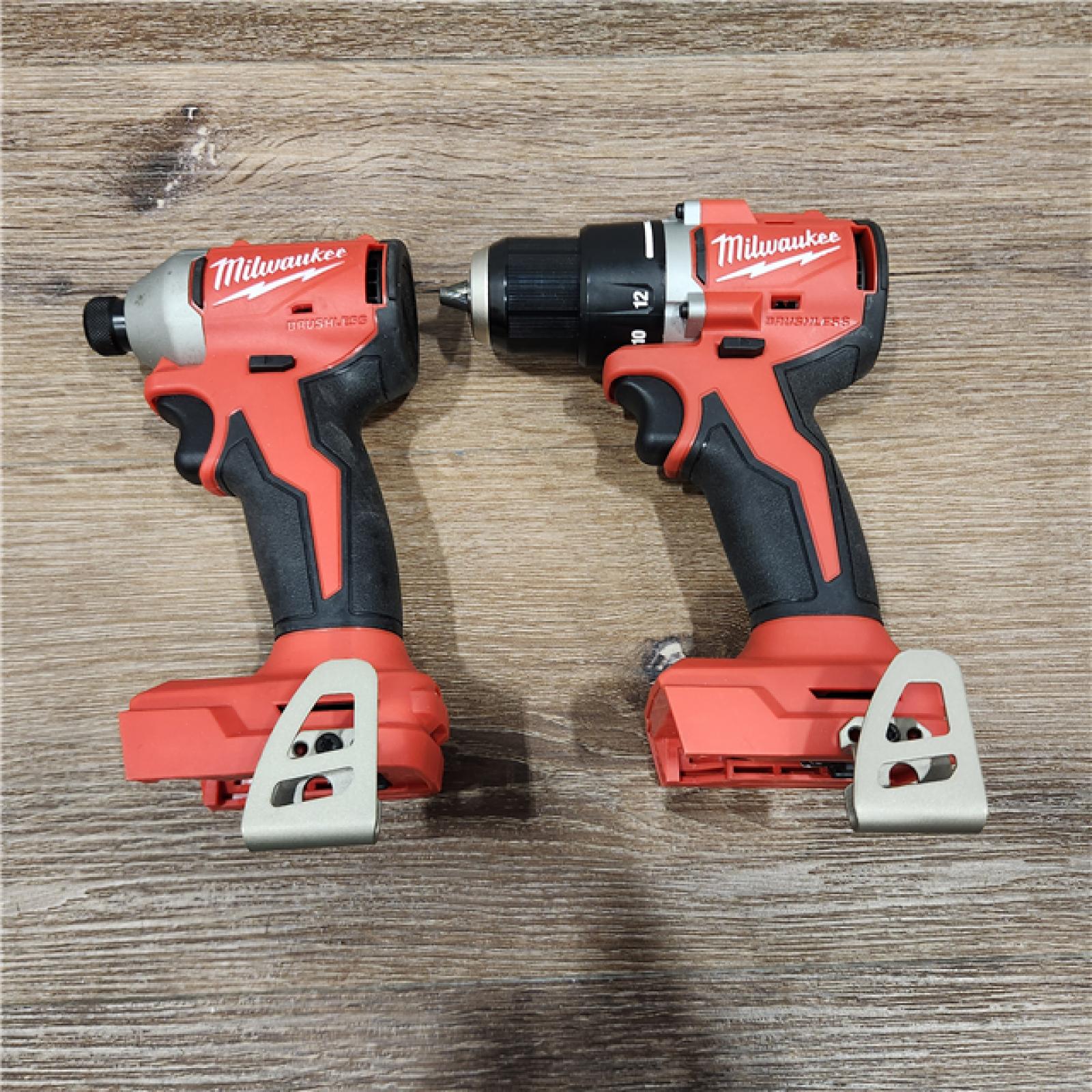 AS-IS Milwaukee M18 Compact Brushless 2-Tool Combo Kit