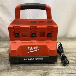 AS-IS Milwaukee 18V Lithium-Ion PACKOUT 6-Port Rapid Charger