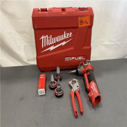 AS-IS - MILWAUKEE M12 FUEL ProPEX Expander Tool with 1/2 in. - 1 in. RAPID SEAL ProPEX Expander Heads