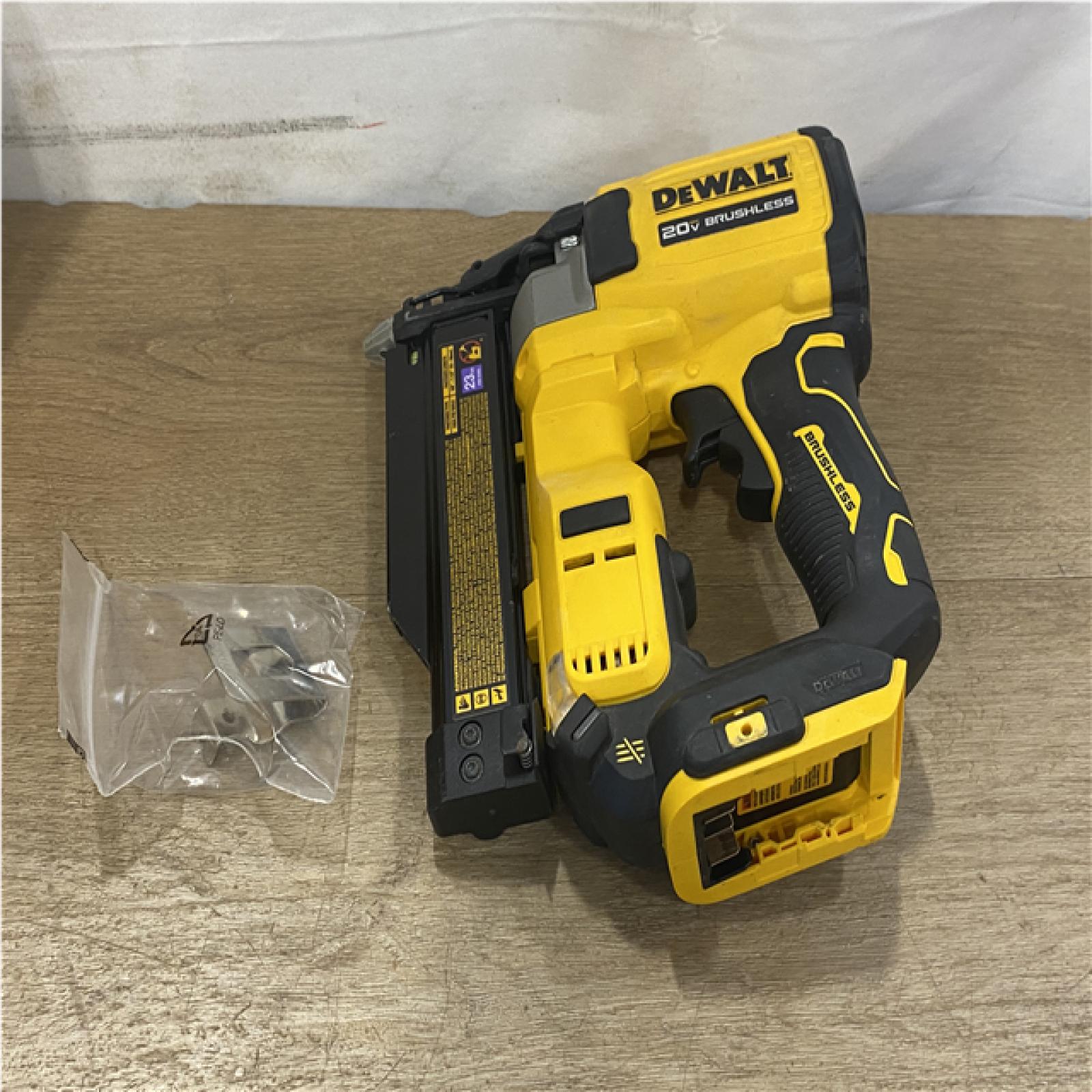 AS-IS DEWALT ATOMIC 20V MAX Lithium Ion Cordless 23 Gauge Pin Nailer (Tool Only)