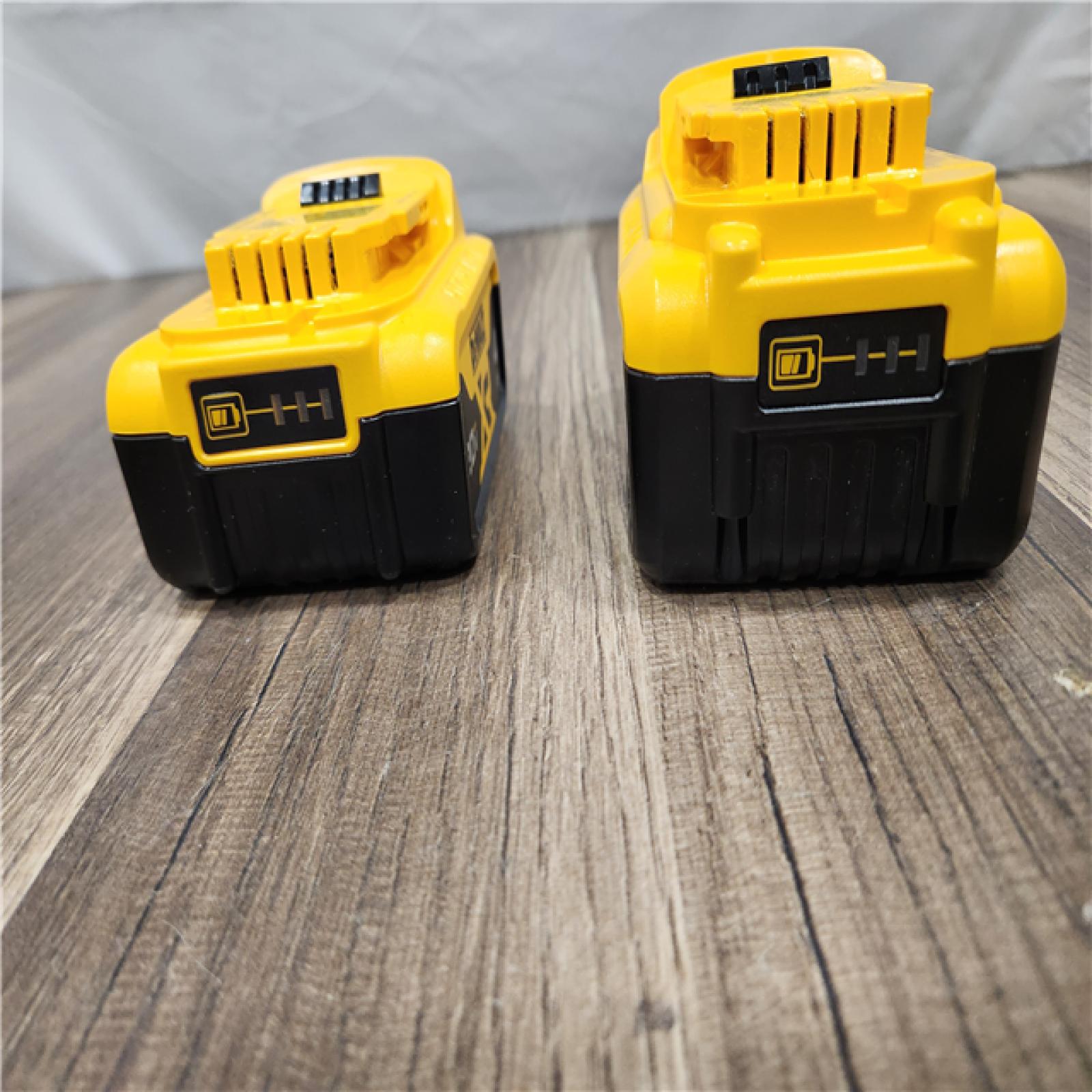 AS-IS - DEWALT 20V MAX Lithium-Ion 6.0Ah and 4.0Ah Battery and Charger Starter Kit