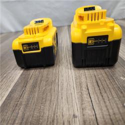 AS-IS - DEWALT 20V MAX Lithium-Ion 6.0Ah and 4.0Ah Battery and Charger Starter Kit