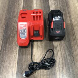 AS-IS Milwaukee 18-Volt Lithium-Ion REDLITHIUM FORGE Starter Kit with 8.0Ah Battery and Rapid Charger