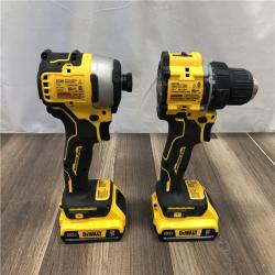 AS-IS DEWALT ATOMIC 20-Volt MAX Lithium-Ion Cordless Combo Kit