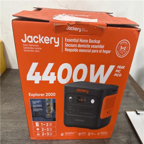 CALIFORNIA LIKE NEW JACKERY EXPLORER 2000 SOLAR GENERATOR