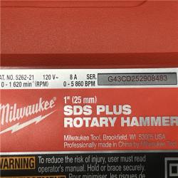 AS-IS Milwaukee 8 Amp Corded 1 in. SDS D-Handle Rotary Hammer