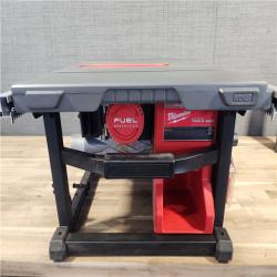 HOUSTON LOCATION - AS-IS Milwaukee M18 FUEL ONE-KEY 18- Volt Lithium-Ion Brushless Cordless 8-1/4 in. Table Saw Kit W/(1) 12.0Ah Battery & Rapid Charger