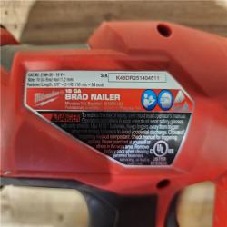 HOUSTON LOCATION - AS-IS Milwaukee  FUEL 18-Volt Lithium-Ion Brushless Cordless Gen II 18-Gauge Brad Nailer (Tool-Only)