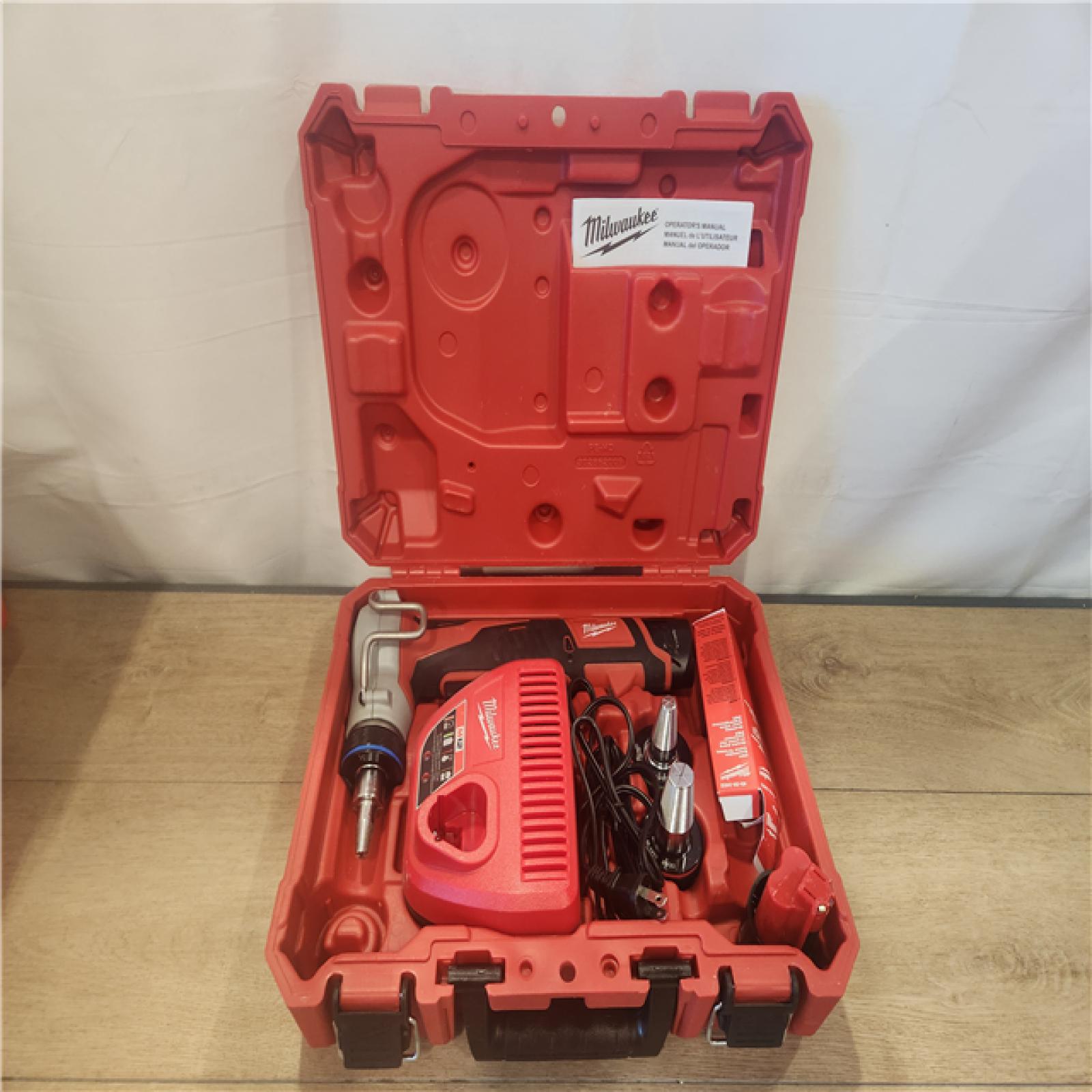 AS-IS- Milwaukee Cordless PEX Expansion Tool Kit