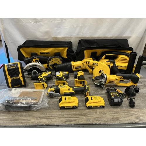 AS-IS DEWALT 20-Volt Max Lithium-Ion (10-Tool) Cordless Combo Kit