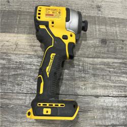 AS-IS DEWALT Atomic 20V Max Lithium-Ion Brushless Cordless Compact 1/4 in. Impact Driver Kit