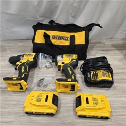 AS-IS Dewalt DCK225D2 20V MAX ATOMIC Compact Cordless Drill Driver and Impact Driver Combo Kit