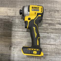 AS-IS DEWALT Atomic 20V Max Lithium-Ion Brushless Cordless Compact 1/4 in. Impact Driver Kit