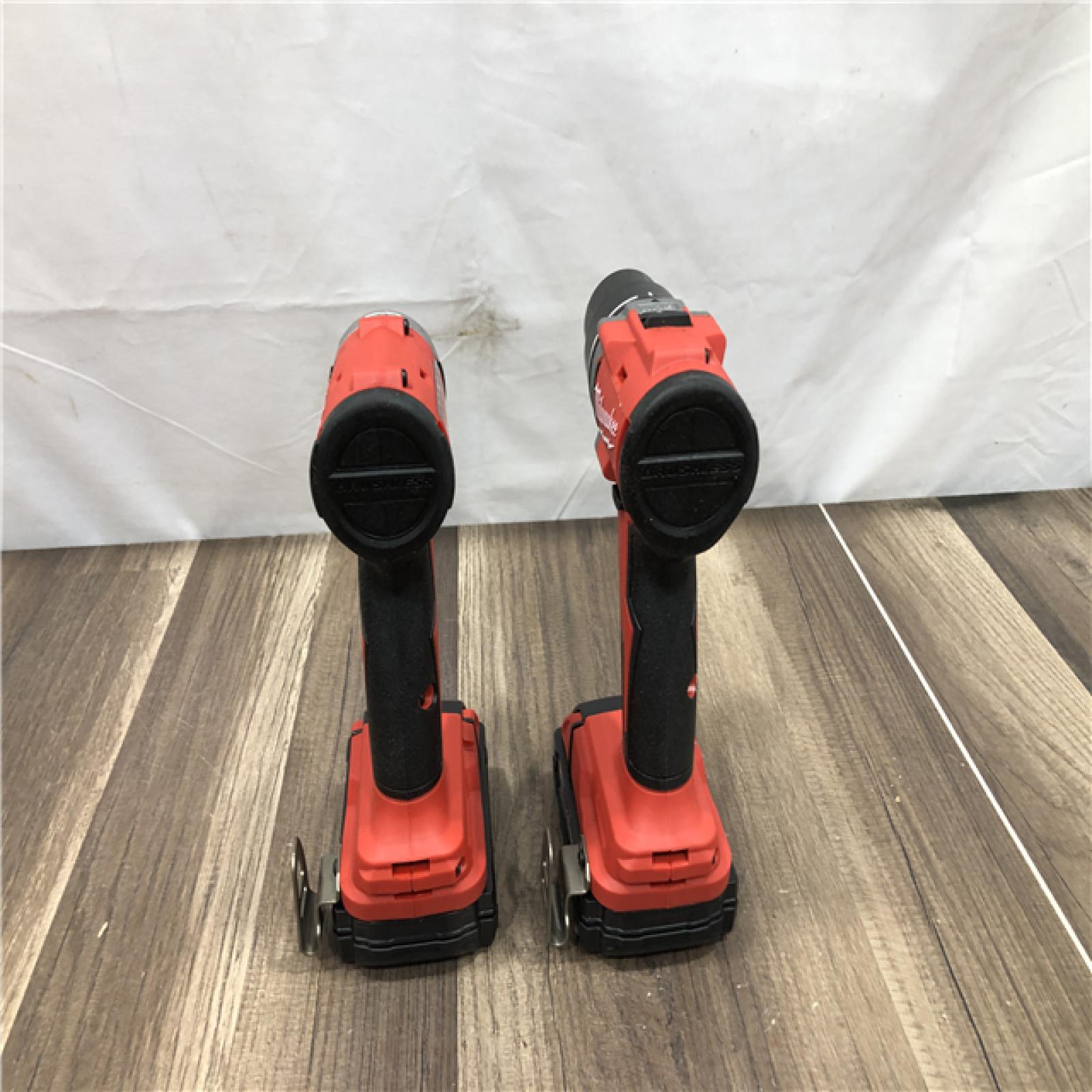 AS-IS Milwaukee 18V Lithium-Ion Brushless Cordless Compact Drill/Impact Combo Kit