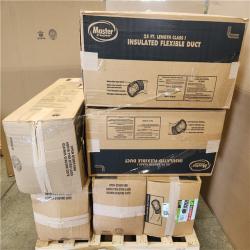 Phoenix Master Flow 7 in. x 25 ft. Insulated Flexible Duct R8 Silver Jacket Pallet (8-Ducts)