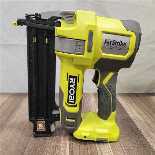 AS-IS- RYOBI ONE+ HP 18V 18-Gauge Brushless Cordless AirStrike Brad Nailer (Tool Only)