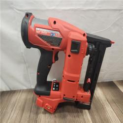 AS-IS- MILWAUKEE FUEL 18V Cordless 18-Gauge 1/4 in. Narrow Crown Stapler (Tool-Only)