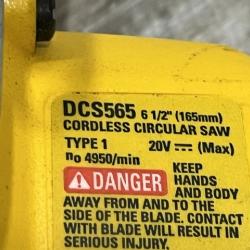 AS-IS DEWALT 20V MAX Cordless Brushless 6-1/2 in. Sidewinder Style Circular Saw (Tool Only)