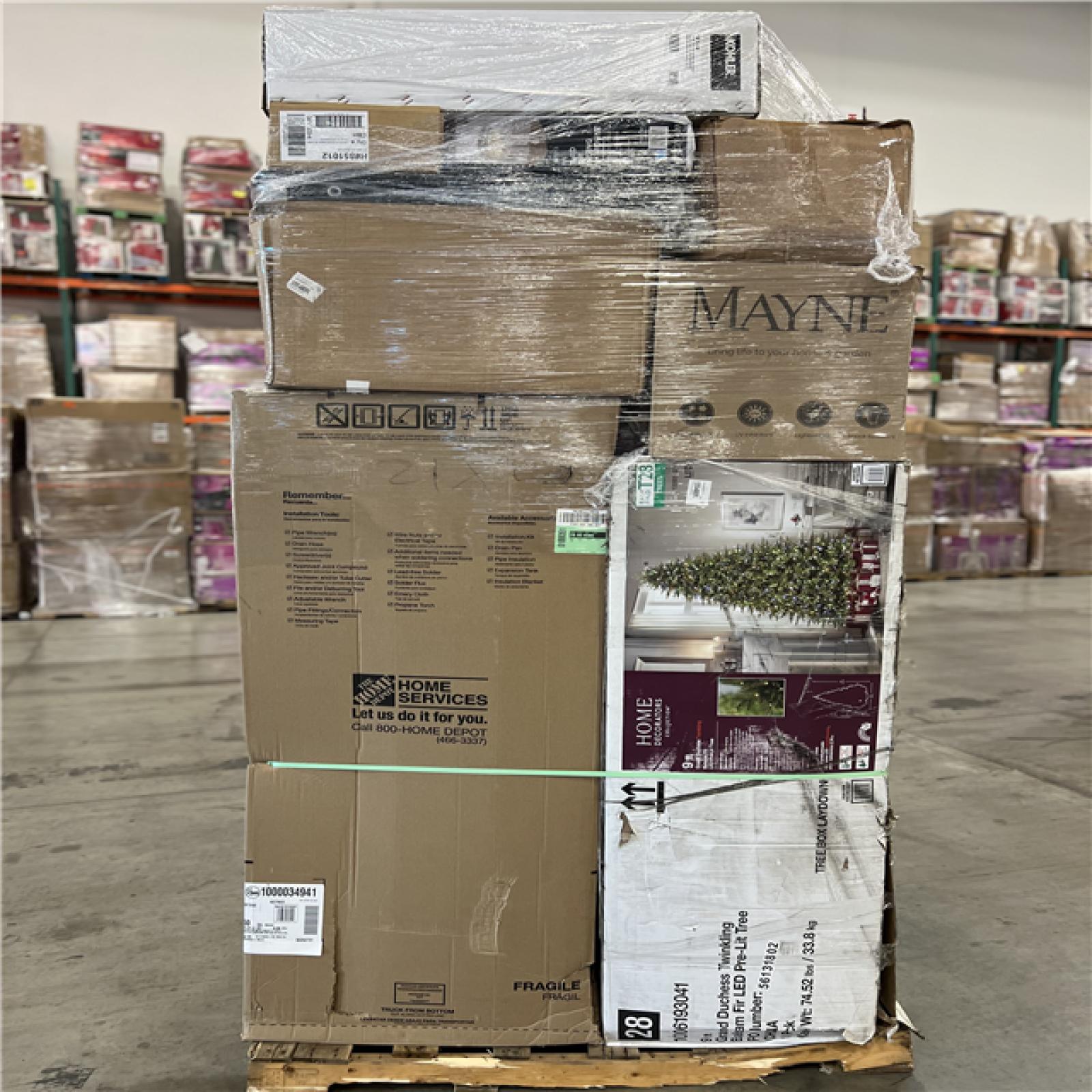 DALLAS LOCATION -AS-IS HOME IMPROVEMENT PALLET