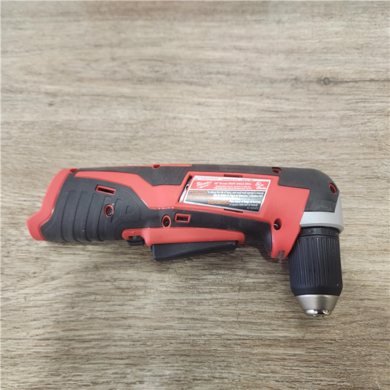 Phoenix Location NEW Milwaukee M12 12V Lithium-Ion Cordless 3/8 in. Right Angle Drill (Tool-Only)