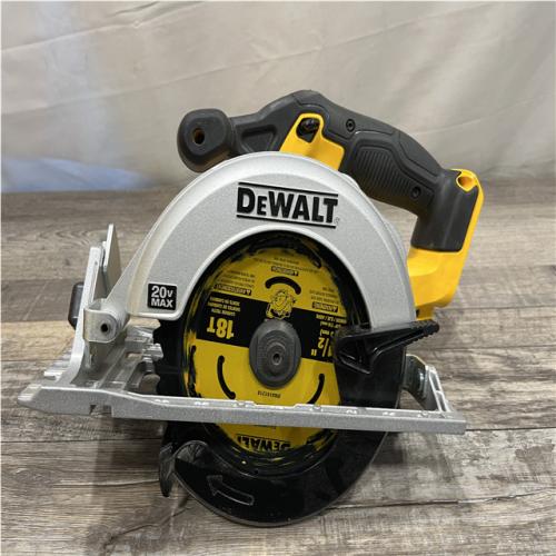 AS-IS DEWALT 20-Volt MAX Lithium-Ion Cordless 6-1/2 in. Circular Saw (Tool-Only)