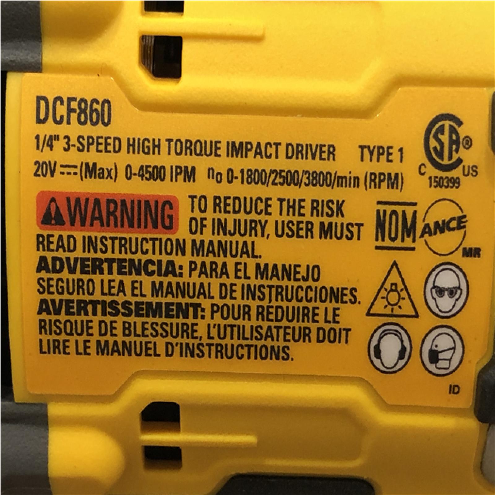 AS-IS DEWALT 20V XR Lithium-Ion Cordless 2-Tool Combo Kit