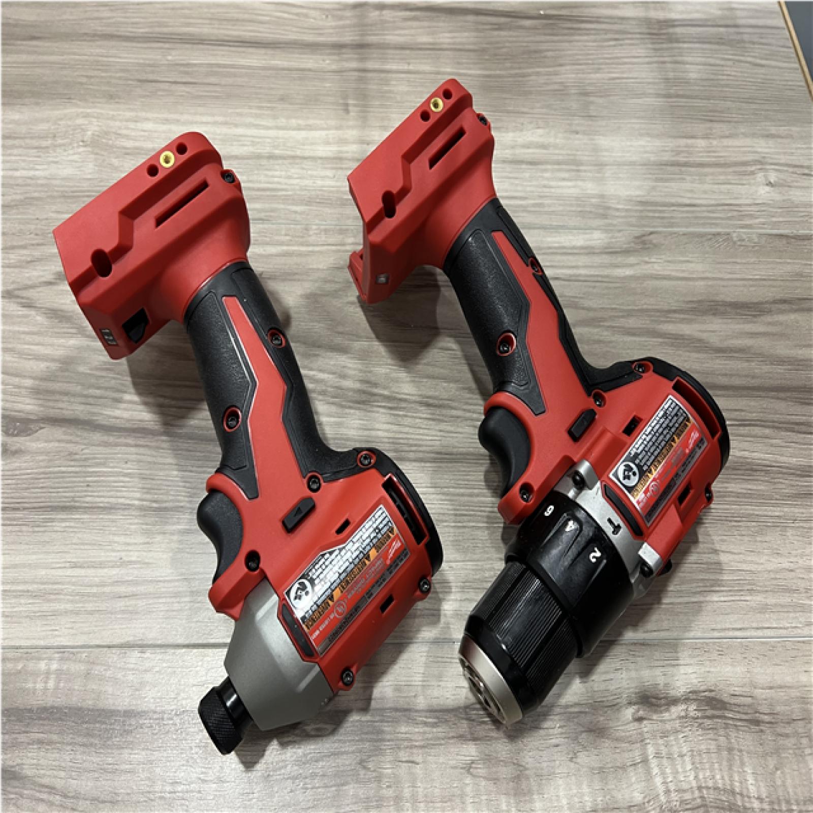AS-IS Milwaukee 18-Volt Lithium-Ion Brushless Cordless Compact Hammer Drill/Impact Combo Kit