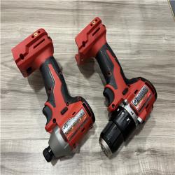 AS-IS Milwaukee 18-Volt Lithium-Ion Brushless Cordless Compact Hammer Drill/Impact Combo Kit