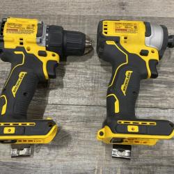 AS-IS DEWALT ATOMIC 20-Volt MAX Lithium-Ion Cordless Combo Kit