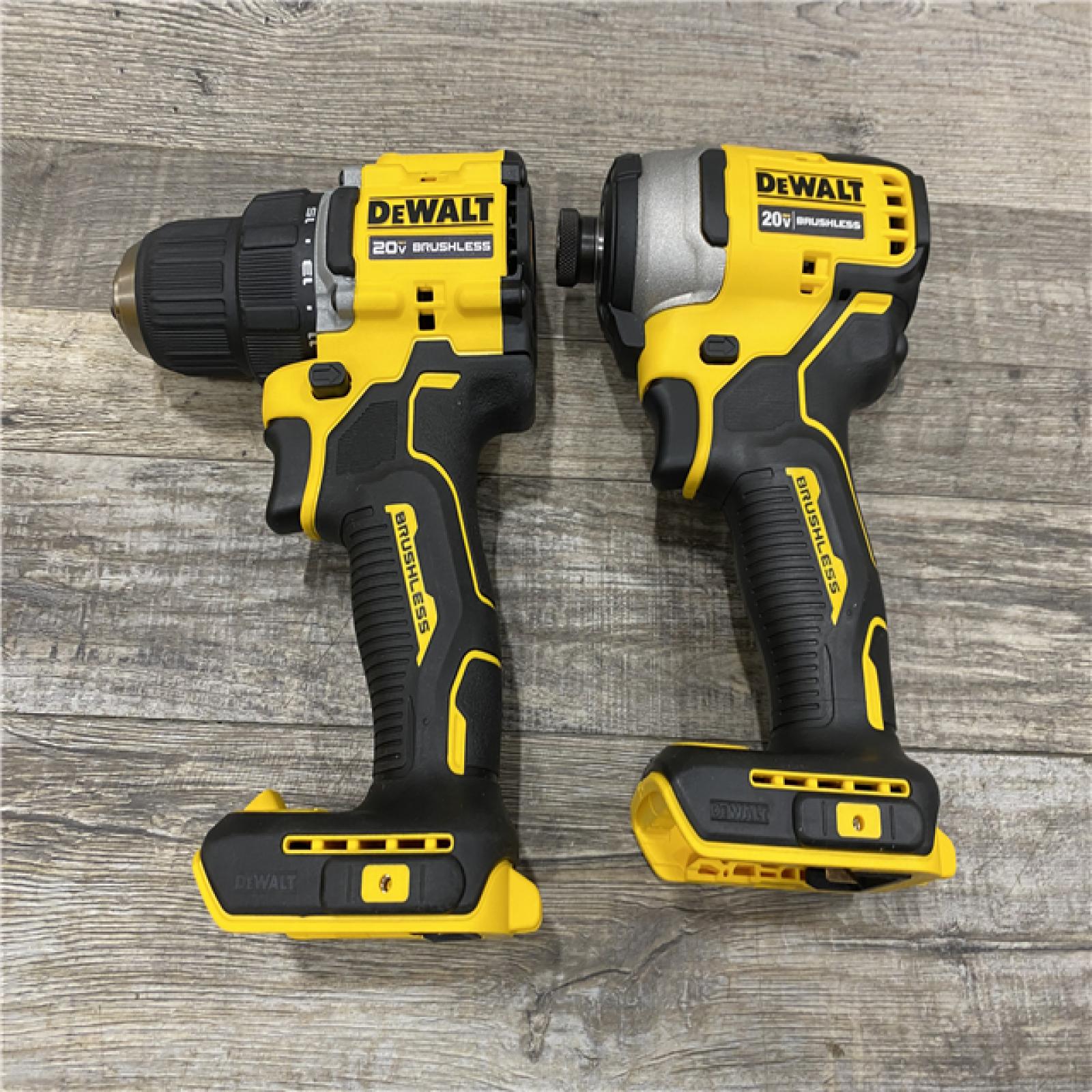 AS-IS DEWALT ATOMIC 20-Volt MAX Lithium-Ion Cordless Combo (2-Tool) Kit