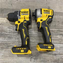 AS-IS DEWALT ATOMIC 20-Volt MAX Lithium-Ion Cordless Combo (2-Tool) Kit
