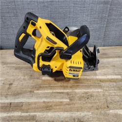 HOUSTON LOCATION - AS-IS DEWALT FLEXVOLT 60V MAX Cordless Brushless 7-1/4 in. Wormdrive Style Circular Saw (Tool Only)