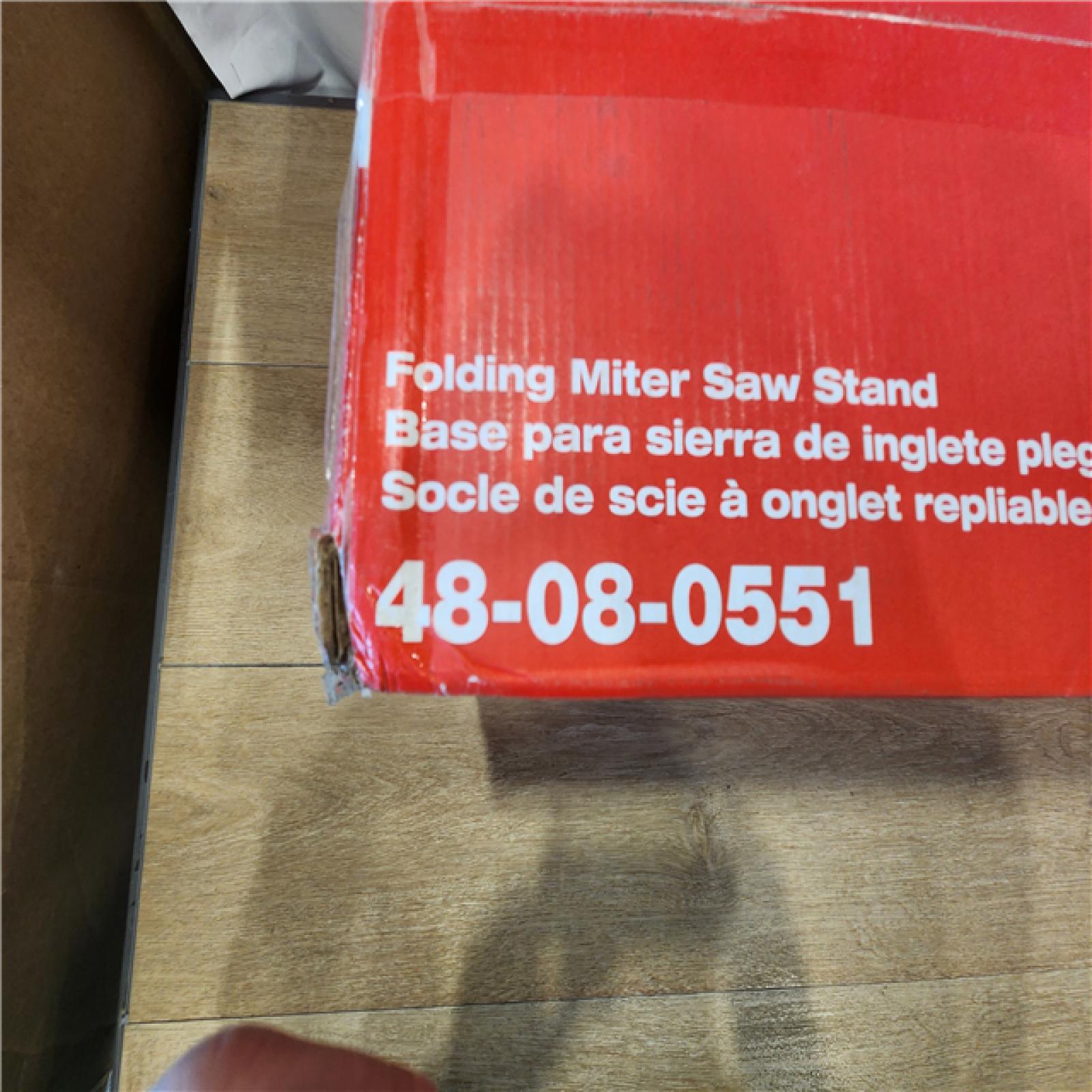 NEW- Milwaukee Folding Miter Saw Stand