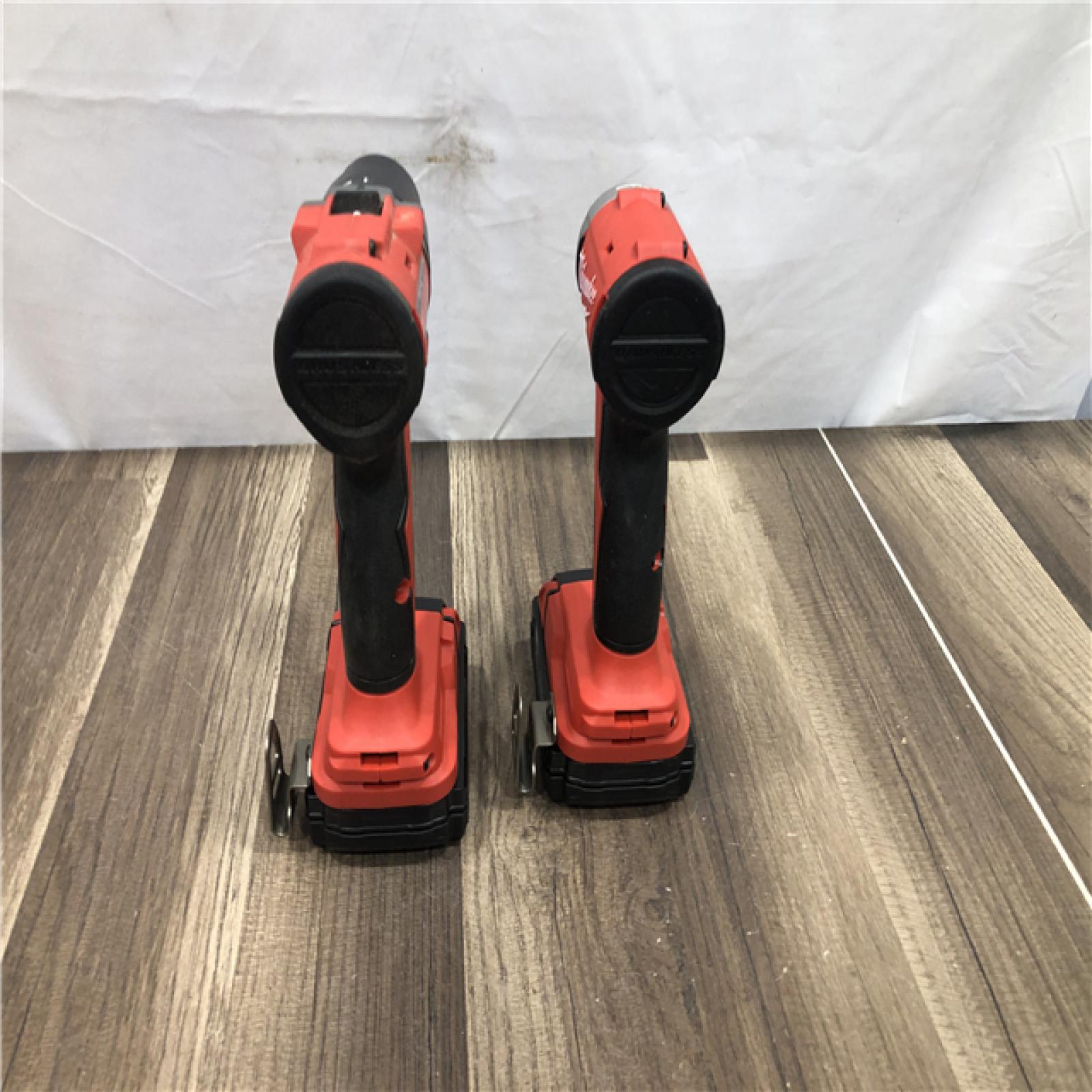 AS-IS Milwaukee M18 18V Lithium-Ion Brushless Cordless Compact Drill/Impact Combo Kit