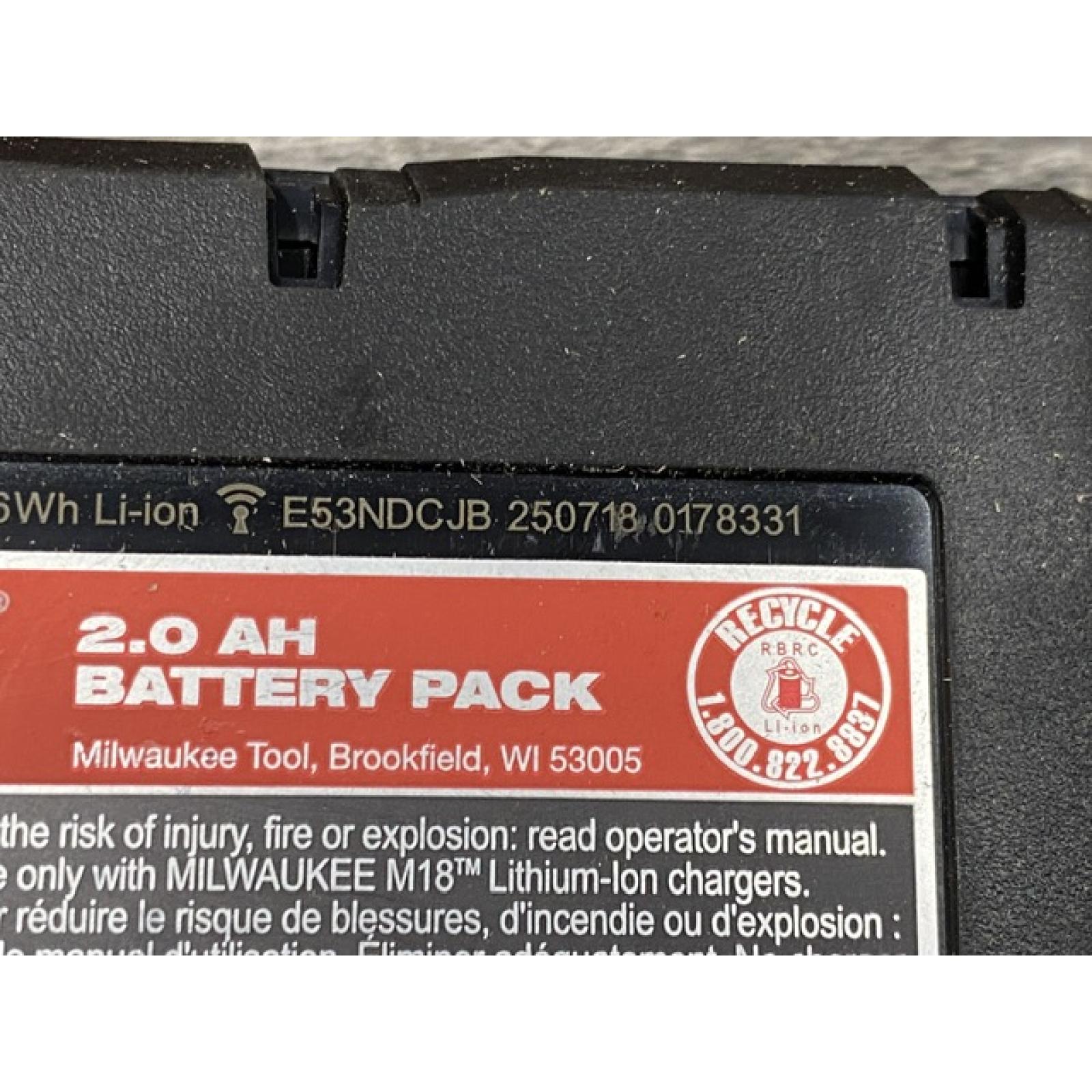 AS-IS Milwaukee 18V Lithium-Ion Cordless Short Throw Press Tool with 3 PEX Crimp Jaws Kit