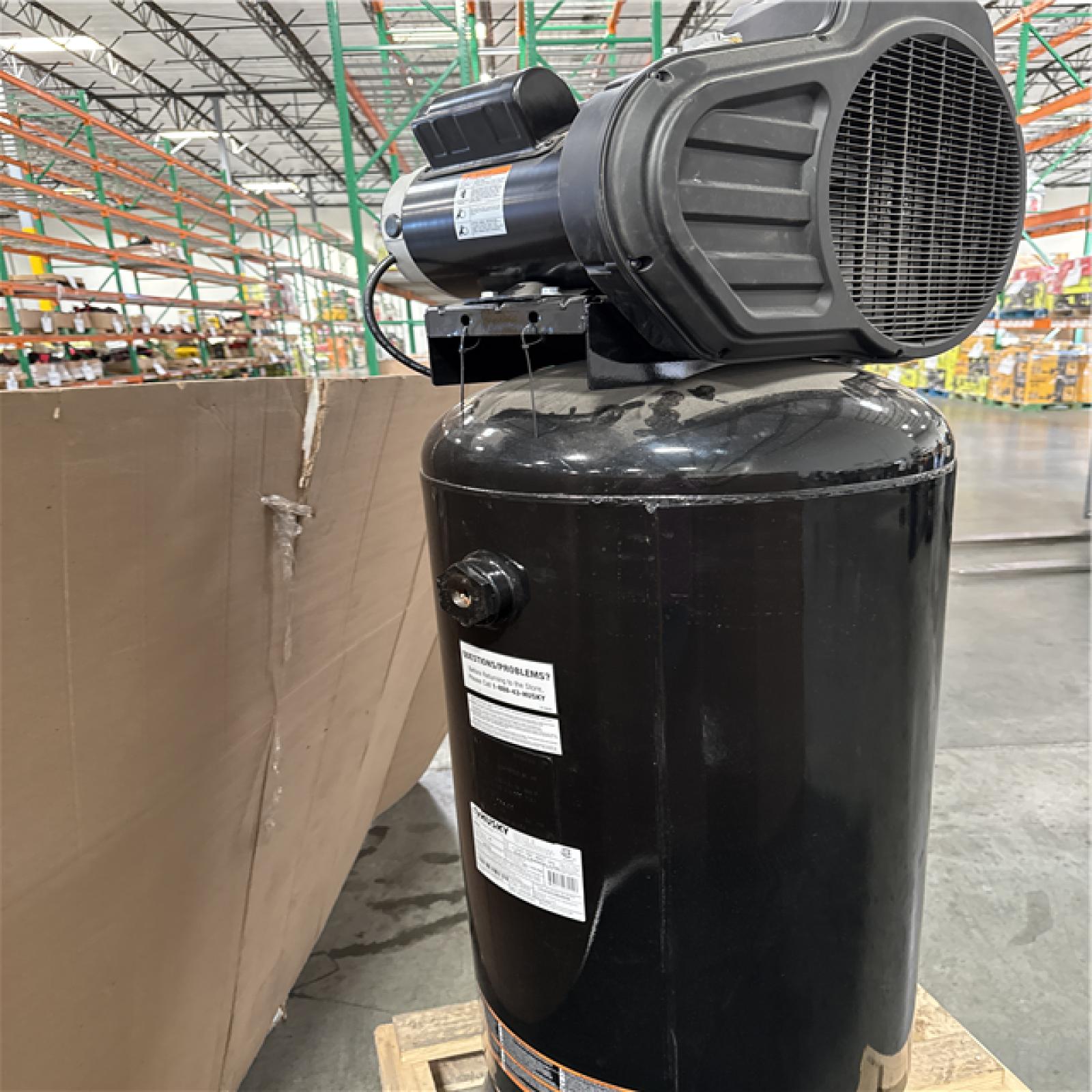 California AS-IS Husky 60 Gallon Air Compressor