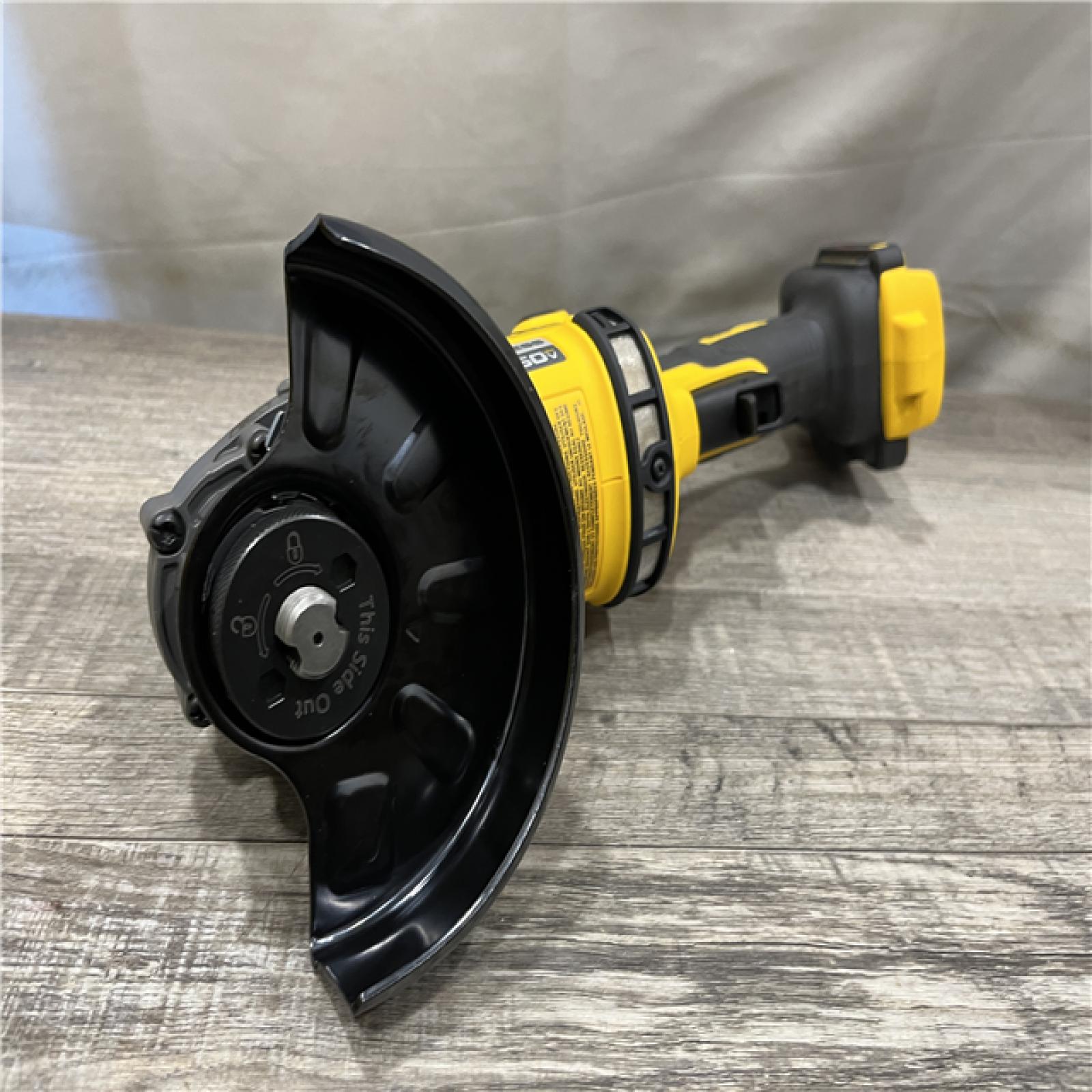 AS-IS DEWALT FLEXVOLT 60V MAX Cordless Brushless 4.5 in. to 6 in. Small Angle Grinder with Kickback Brake (Tool Only)