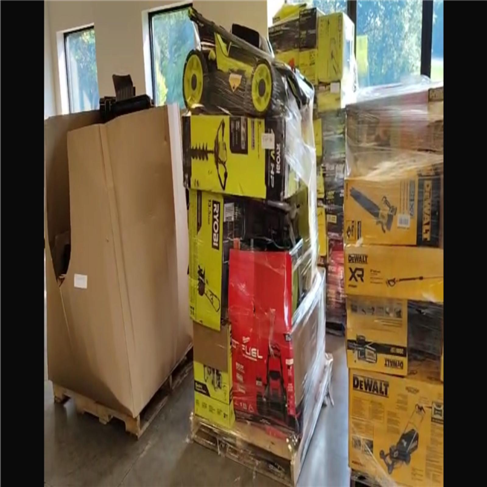 Pittston Location As-Is Power Tools Partial Truckload (10 Pallets) 3172-B