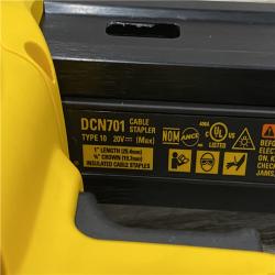 AS-IS DEWALT 20V MAX Lithium-Ion Cordless Cable Stapler (Tool Only)